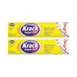 Krack Heel Care Cream - With Healing Power Of 7 Herbs, Moisturises, Heals, Soothes, 25 G
