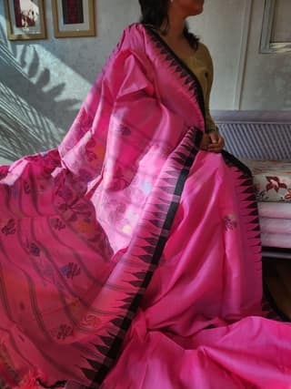 Mulberry Silk Moinrangphee Saree