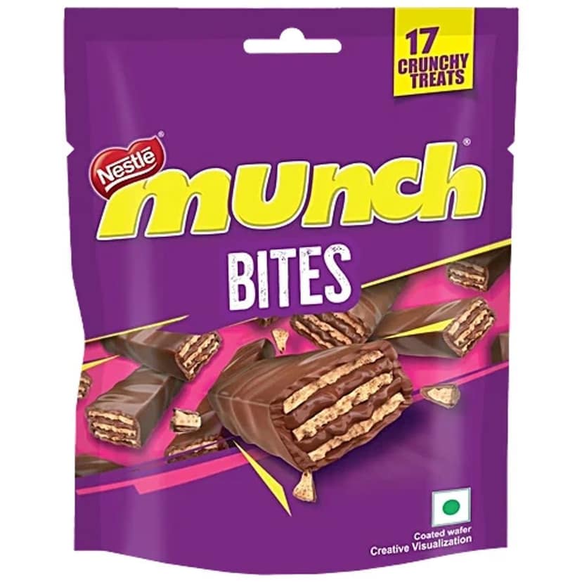Nestle Munch Choco Coated Wafer Bar, 147.9 g (17x8.7 g) - 149.8 mL - One unit view 2