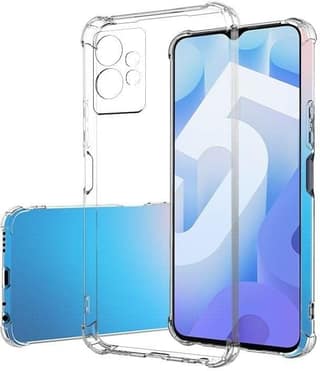 PLUGTECH TPU Ultra Hybrid Clear Camera Protection Back Cover Case for Vivo Y75 5G, T1 5G, Y55 5G, iqoo Z6