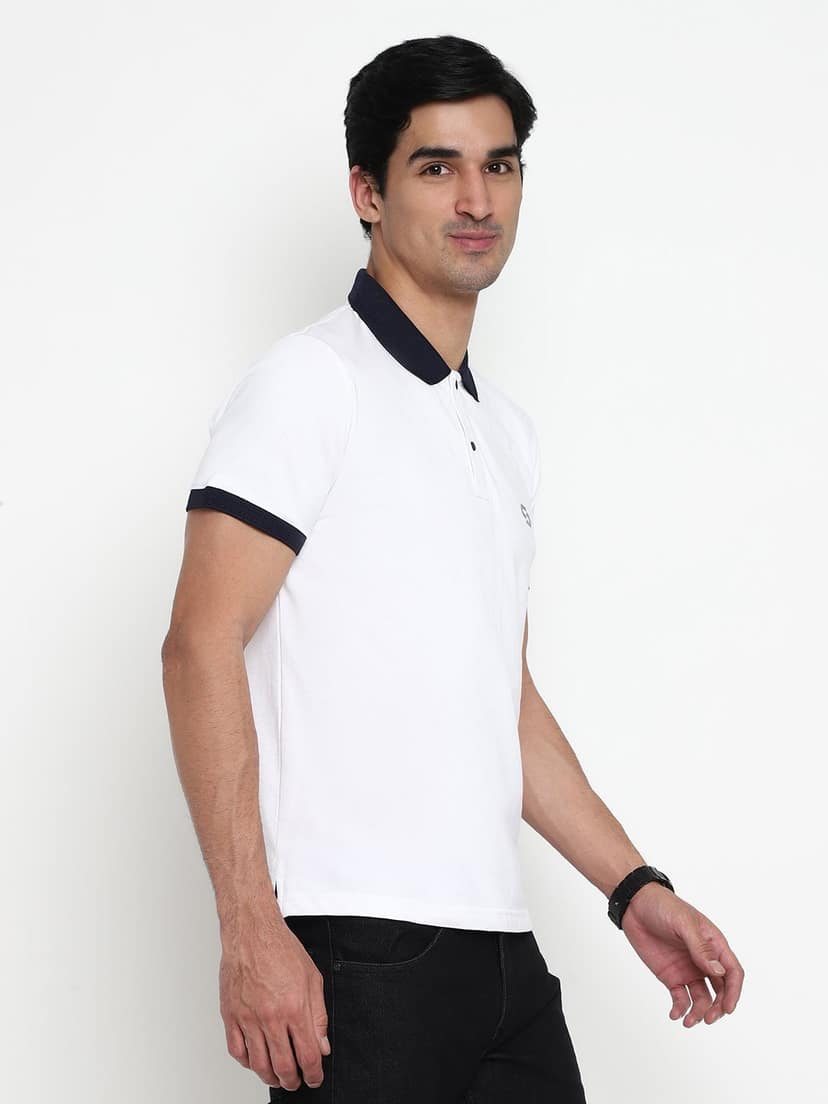 Spolei Men Athleisure T-shirt/ Bamboo Fabric/ Regular Fit/ Polo Tee view 5
