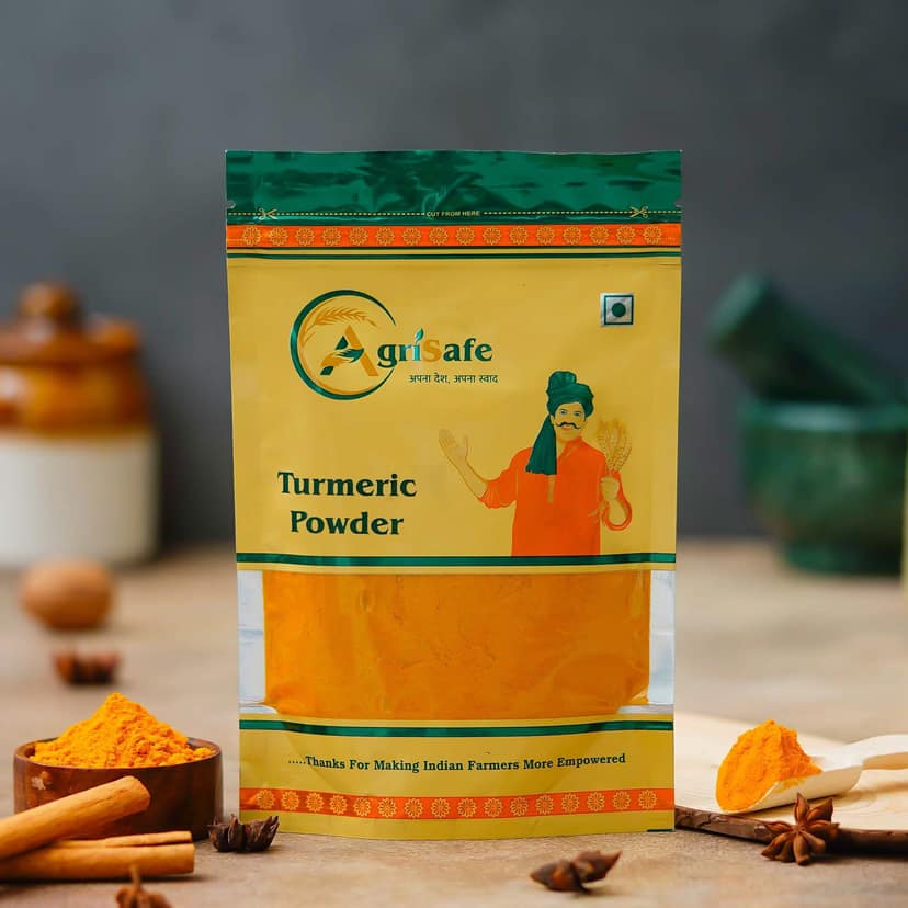Agrisafe Turmeric Powder 500 gm view 4