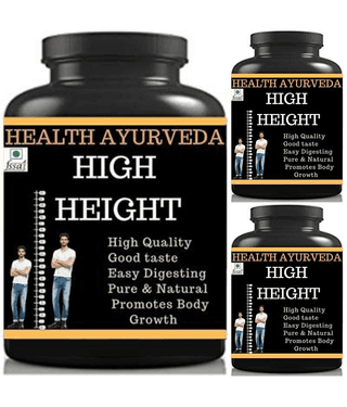 Health Ayurveda high height chocolate flavor 0.3 kg Powder Pack of 3