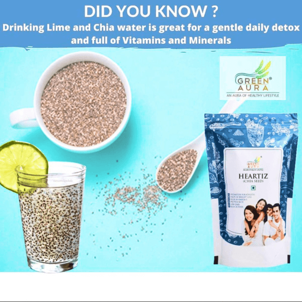 Green Aura Chia Seed - 200 gm view 3