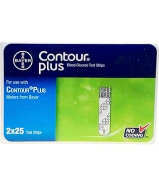 Bayer Contour Plus 50(25x2) Test Strips