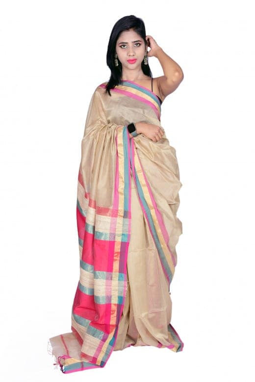 Tribes India Handwoven Maheshwari Saree 1STXSARMP00118-2