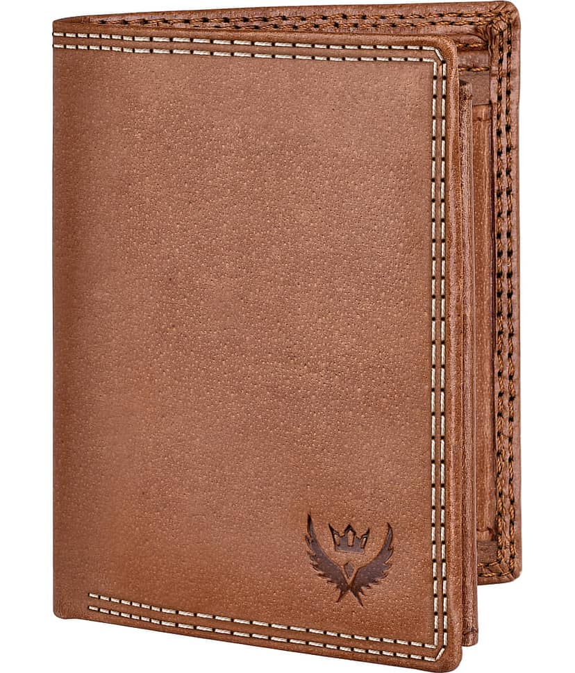 Lorenz Green 100% Leather Men's RFID Wallet ( Pack of 1 )