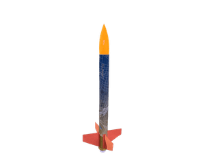 Model Rocket Kit ( Orange) for Adults and Kids with Parachute Recovery
