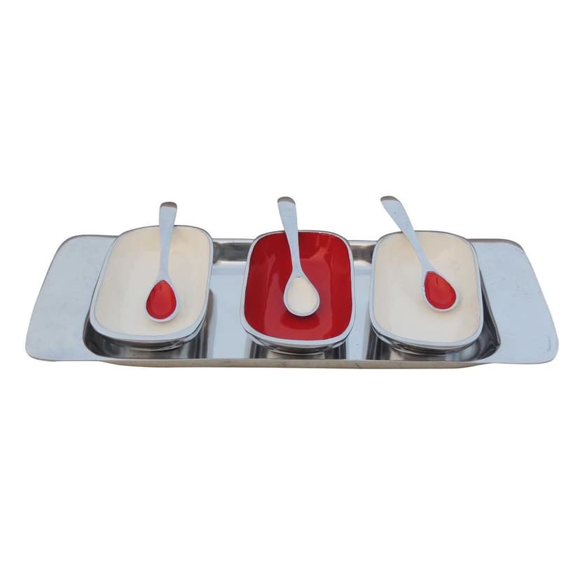 Aluminium Decorative 3 Bowl set (AMAS3181/16) view 3