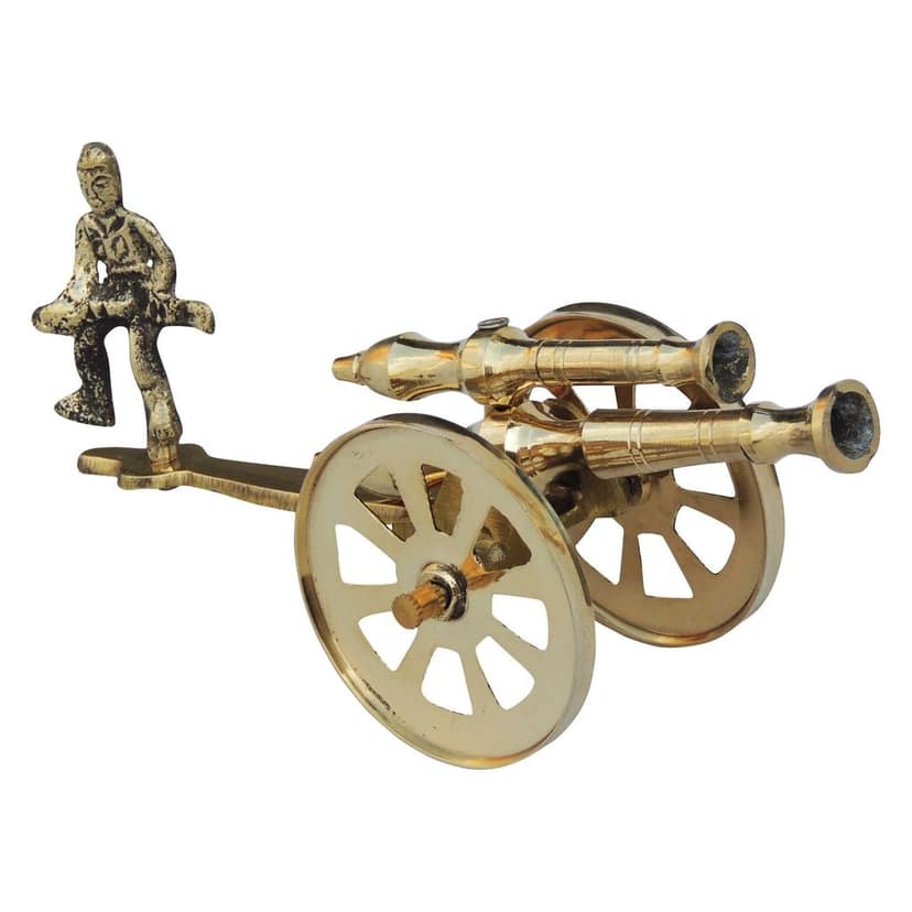 Brass Table Decor Showpiece Cannon No. 7 (ZMAS172 E) view 3