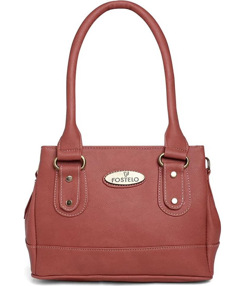 Fostelo Rose Gold PU Shoulder Bag