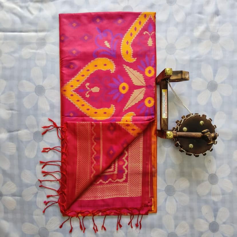 Rich Soft Silk Saree with Blouse view 3