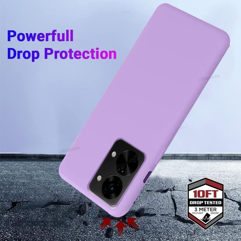 LIRAMARK Liquid Silicone Soft Back Cover Case for OnePlus Nord 2T 5G / 1+Nord 2T 5G view 5