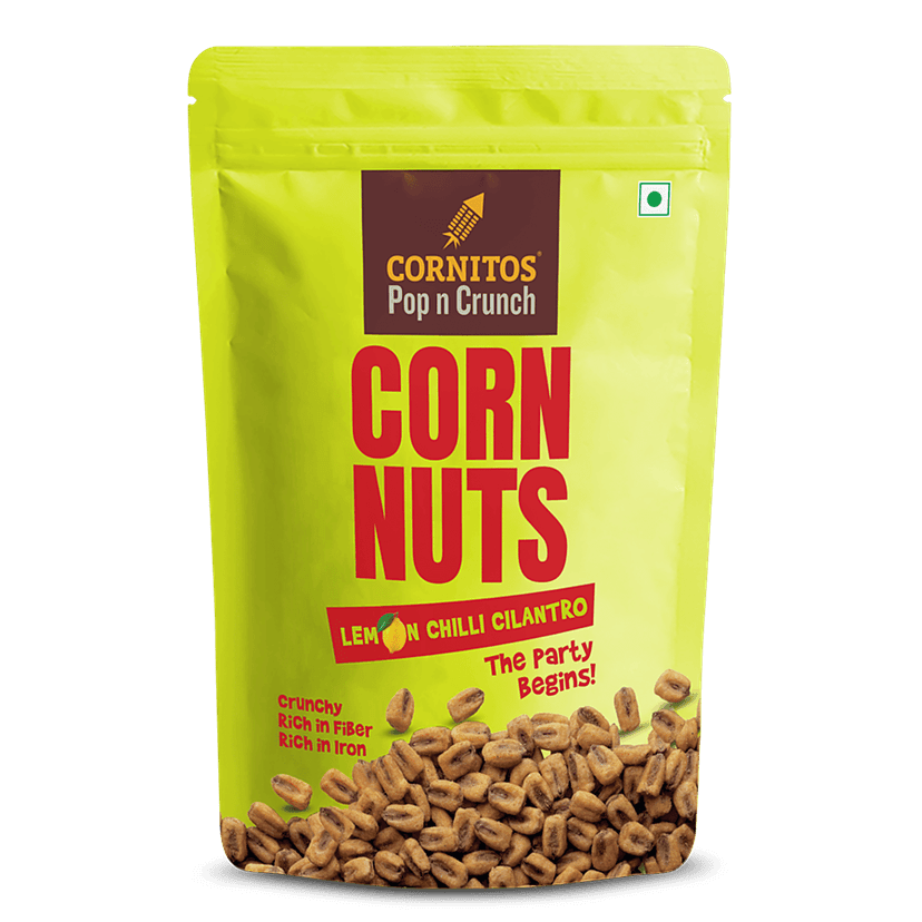 Cornitos Corn Nuts - Lemon Chili Cilantro, 150 G Pouch