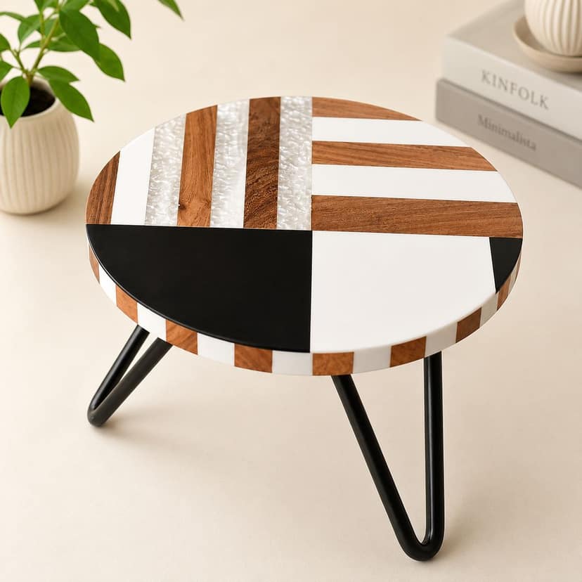 Celestial Mosaic Accent Table view 2