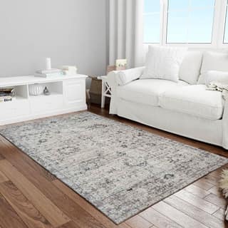 Neu Looms Handmade Viscose Wool Anti-Skid Rug for Bedroom, Living Room, Nursery, Playroom & Dorm - Soft & Durable, 2x3 Feet, Beige/Brown