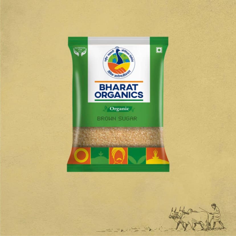 Bharat Organics Brown Sugar - 500g