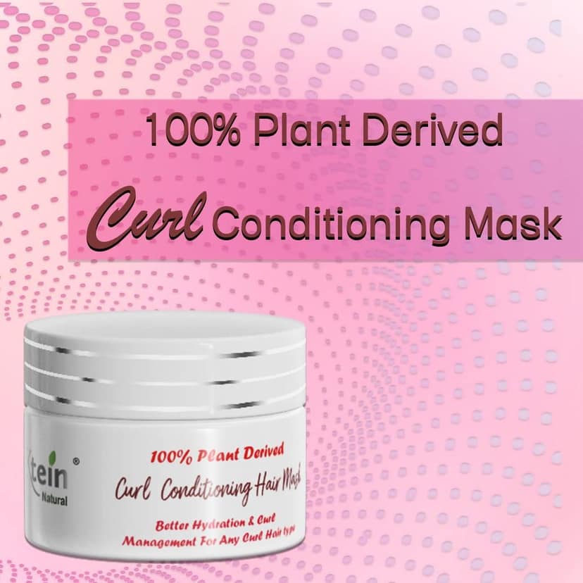 ktein natural 100% plant derived curl conditioning hair mask 100gm view 3