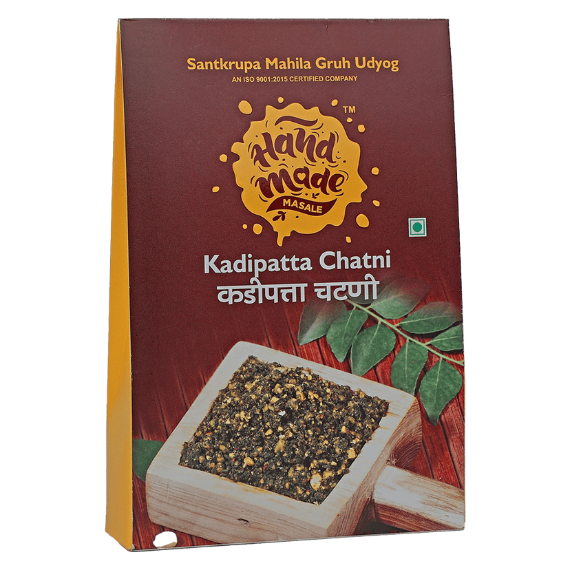 Handmade Masale Curry leaves Chutney / Kadipatta Chutney view 2