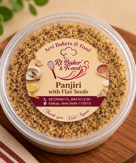 Millet Panjiri with Flax Seeds Traditional Nutritious Indian Food Mix