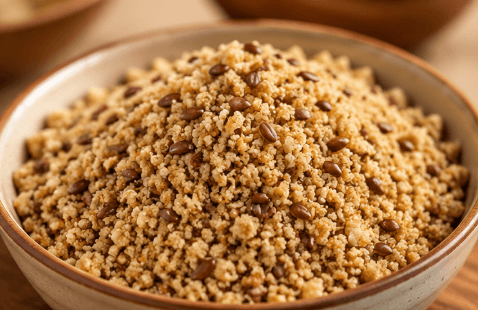 Millet Panjiri with Flax Seeds Traditional Nutritious Indian Food Mix view 2