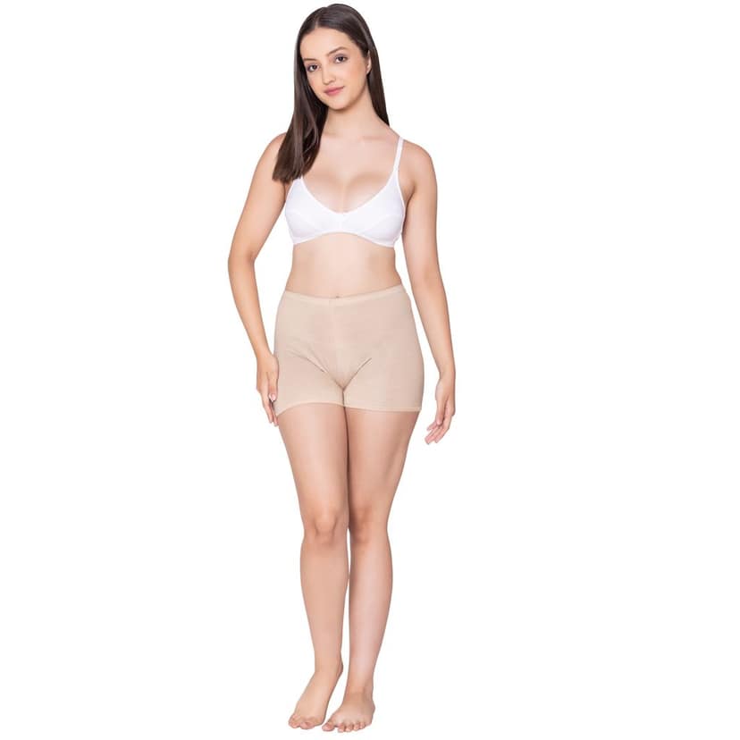 Bodycare polycotton wirefree convertible straps comfortable non padded bra-1531BB view 4
