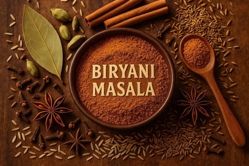 250 gm Buy Biryani Spice Kit - Complete Bundle of joy | 100 gm Biryani Masala l 50 Garam Masala l 50 gm Kashmiri Chillie Powder l 50 gm Tikhalal Chillie powder l Phoran Complete Spice Bundle for Perfect Restaurant-Style Biryani view 3