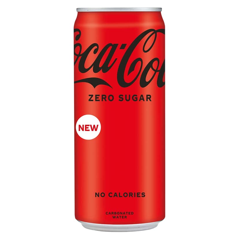 Coca Cola Zero Sugar Coke No Calories Refreshing Soft Drink - 300 ml