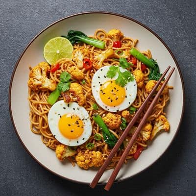 Egg Gobi Noodles