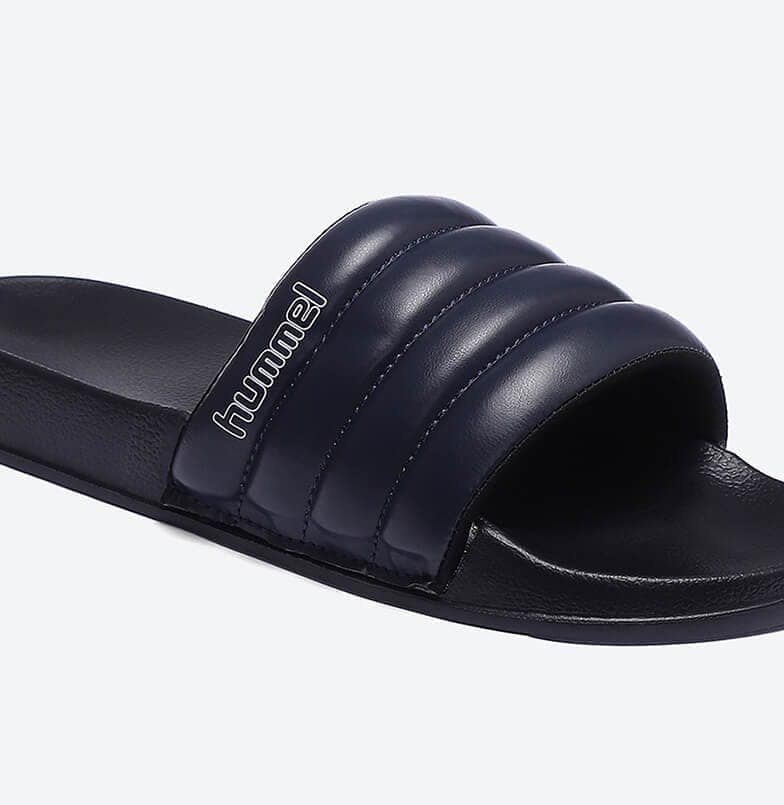 hummel CLOUD MEN SLIDERS Comfortable Cushioned Sole Arch Support Durable Lightweight Flexible Trendy Style Flip flops and Slippers Slides for Men Daily use Chappal view 5