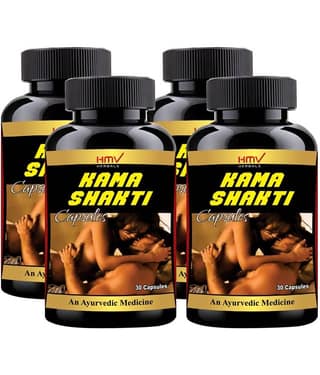 HMV Herbals Kama Shakti Men Power Herbal Capsule 120 no.s Pack Of 4