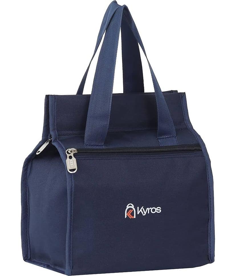 Kyros Multi Color Polyester Lunch Bag Pack of 2 view 2
