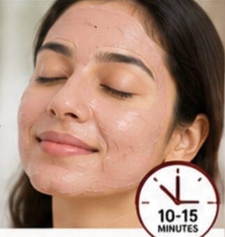 Shushraj Jaivik Anar Peel Powder Facial Pack (80g) | 100% Pure & Natural Organic Pomegranate Peel Powder for Skin Glowing & Tan Removal view 3