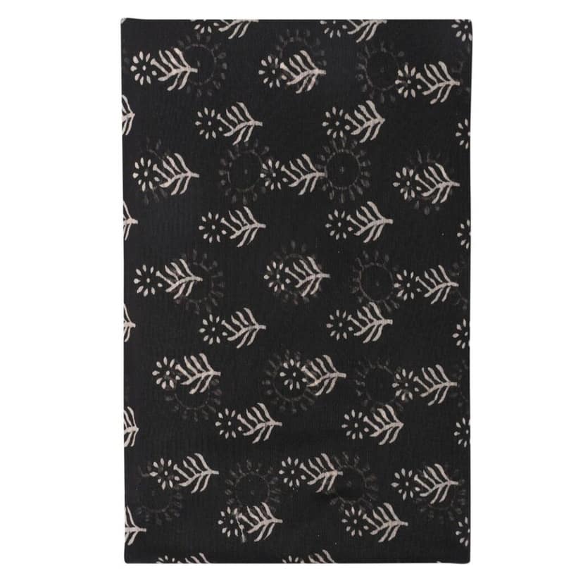 HANDLOOM CHANDERI 03 PCS DABU PRINTED SUIT (SKU - 1RDS03101220 Suit 68)