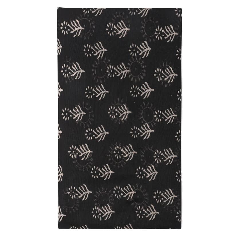 HANDLOOM CHANDERI 03 PCS DABU PRINTED SUIT (SKU - 1RDS03101220 Suit 68) view 4