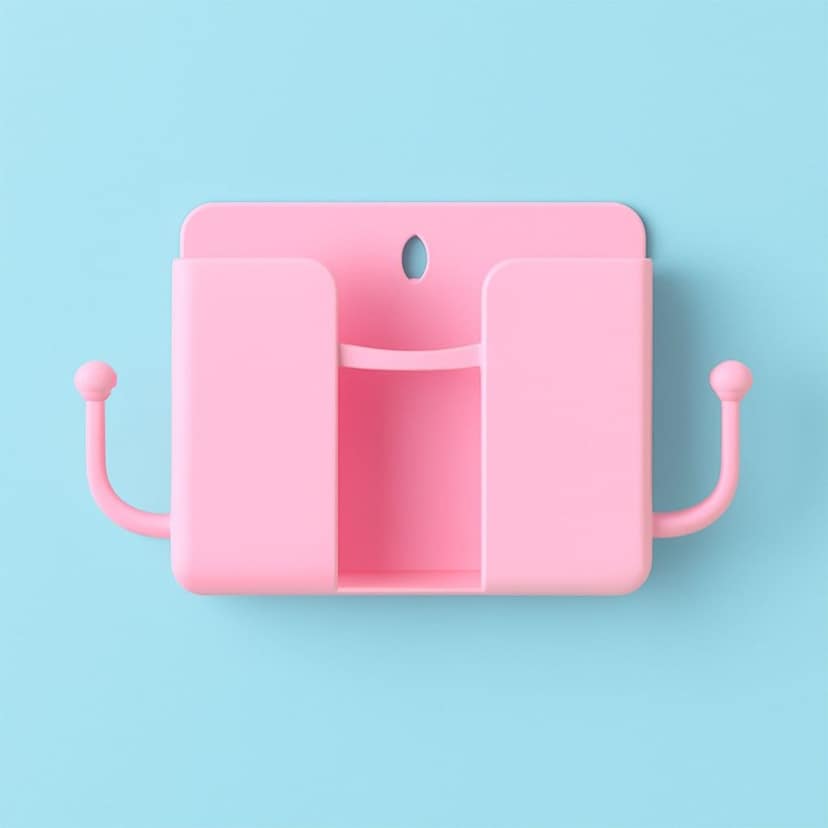 1 Pc Blue Wall mount Mobile Stand With Hook view 6
