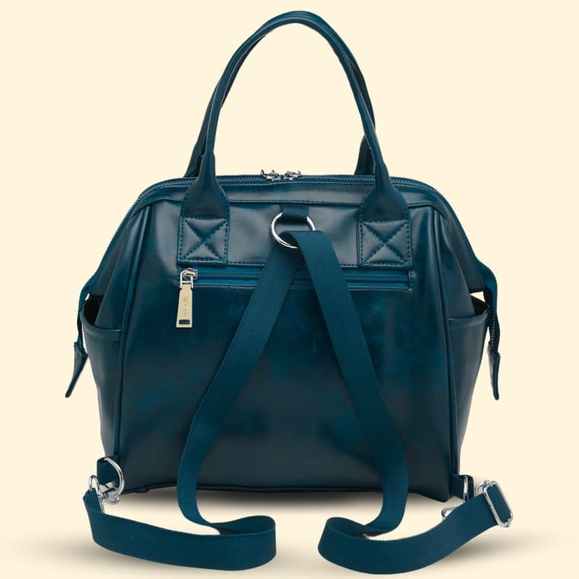 Women Handbag Pu Leather Crossbody Sling Bag Stylish Office Bag Lightweight Water Resistant Satchel Shoulder Bag With Detachable Strap view 3