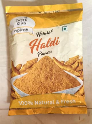 Taste King Natural Haldi Powder | Yellow | 1kg | 100% Natural & Fresh | Cooking & Seasoning
