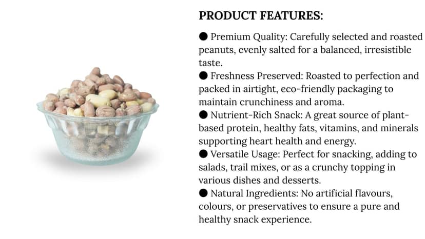 Salted Groundnut 250g view 3