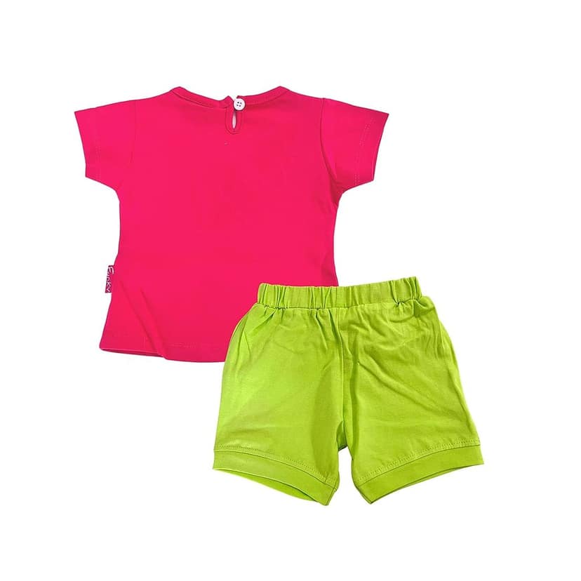 KID'S CARE By Welfit Girls/Baby Girls/toddlers Stylish Cute Printed Cotton Top and Short
