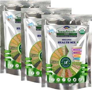 TummyFriendly Foods 100% Organic Health Mix For Kids And Adults 300gm. No Chemicals, No Pesticides, 100 gm Each (Pack of 3)