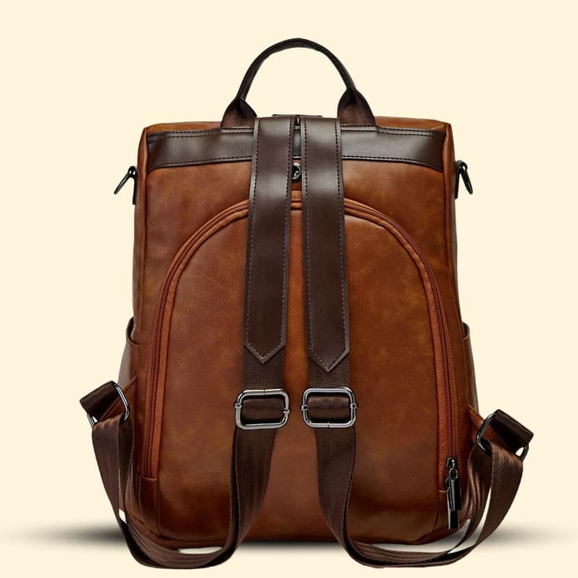 VISMIINTREND Women Backpack for Office Use Upto 13 Inch Laptop | Stylish Backpack Bag | Travel | School | College | Office Use | Anti Theft Convertible Backpack view 10