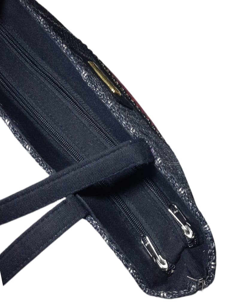 SS Eco-Life Appealing Jute Handbag for Women for Shopping, Party and Office. Dual Colour Mixup. view 3