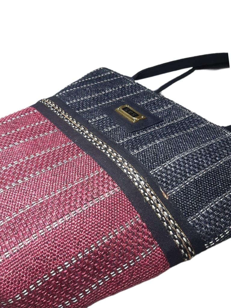 SS Eco-Life Appealing Jute Handbag for Women for Shopping, Party and Office. Dual Colour Mixup. view 5