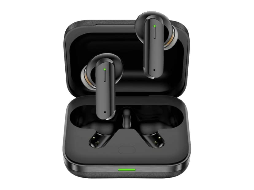 OlivLife ZEN True Wireless Earbuds, Bluetooth 6.0 in-Ear Headphones with ENC Mic, 14H Playtime, Deep Bass, Premium Sound, Type-C Fast Charging Case - Black view 2