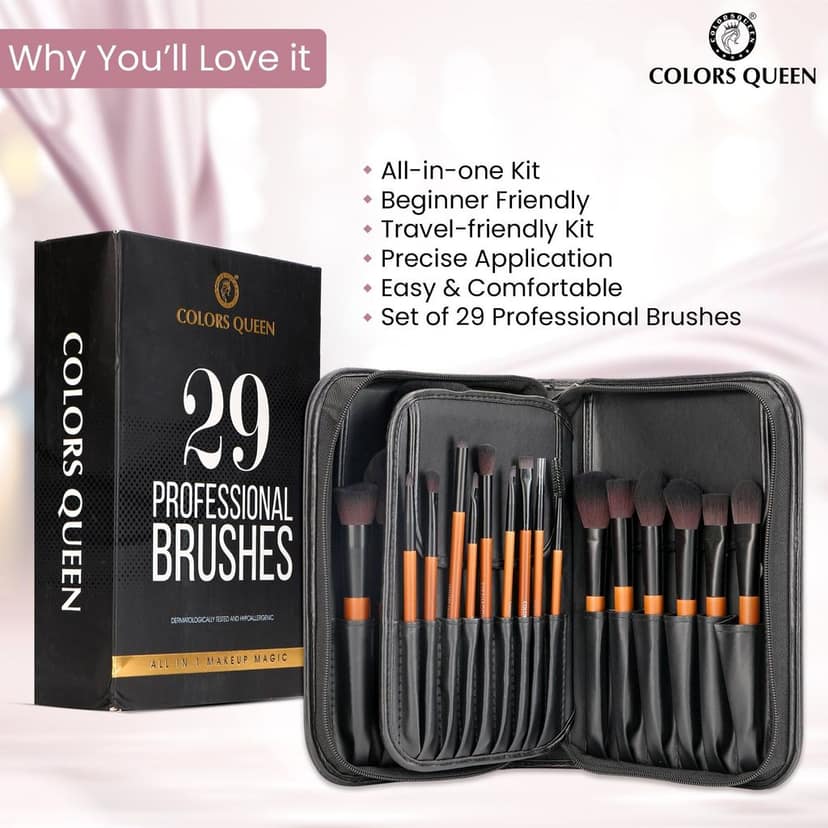 Colors Queen Professional Brush Set D view 5