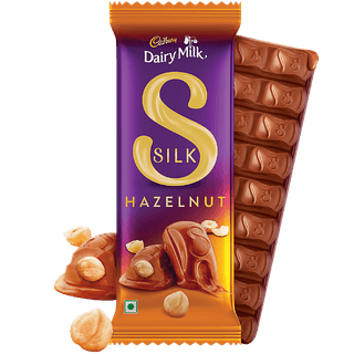 Cadbury Dairy Milk Silk Hazelnut Chocolate Bar, 143 gm