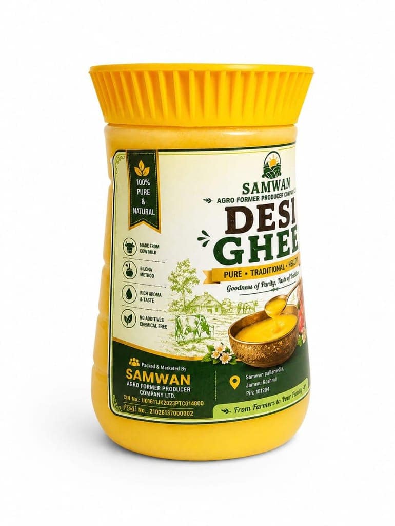 Samwan Desi Ghee (100% Pure & Natural) - 500ml *4 jar ( 2 ltr) view 3