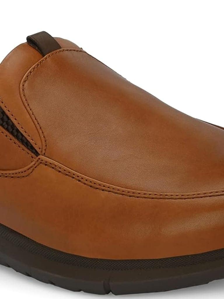 Egroose Zero Gravity Men's Sneakers | Genuine Leather Casual Shoes | Trendy | Lightweight | Comfortable Fit view 2