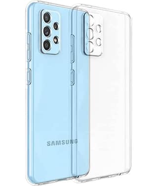ZAMN - Transparent Silicon Silicon Soft cases Compatible For Samsung Galaxy A13 4G ( Pack of 1 )